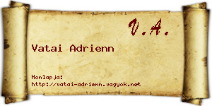 Vatai Adrienn névjegykártya
